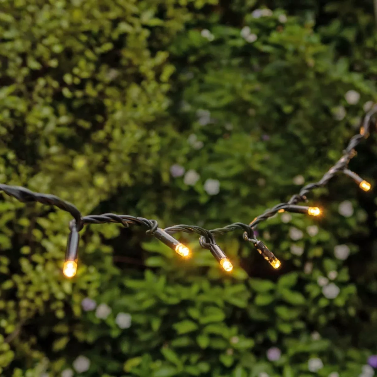 valguskett fairy lights must kaabel