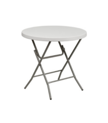 Ümmargune laud Q80 cm -