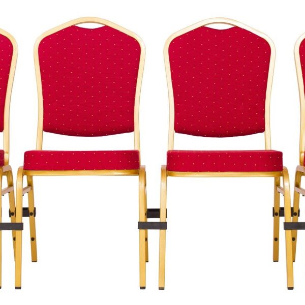 Banketitool- kuldne- punane