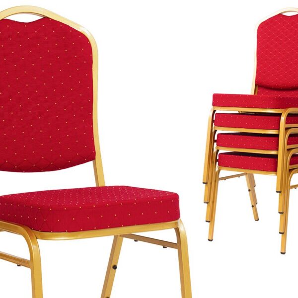 Banketitool- kuldne- punane