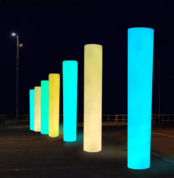 Ümmargune led post
