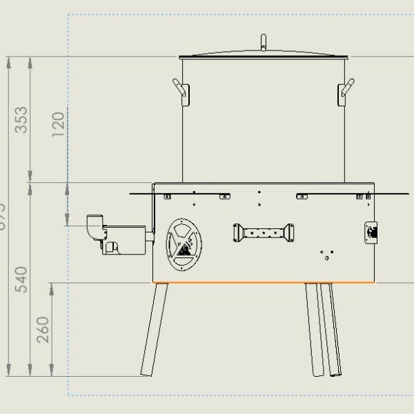 gaasiga supikatel, 70l