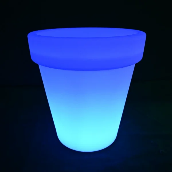 suur led lillepott ⌀75cmxh80cm päikesepatareiga