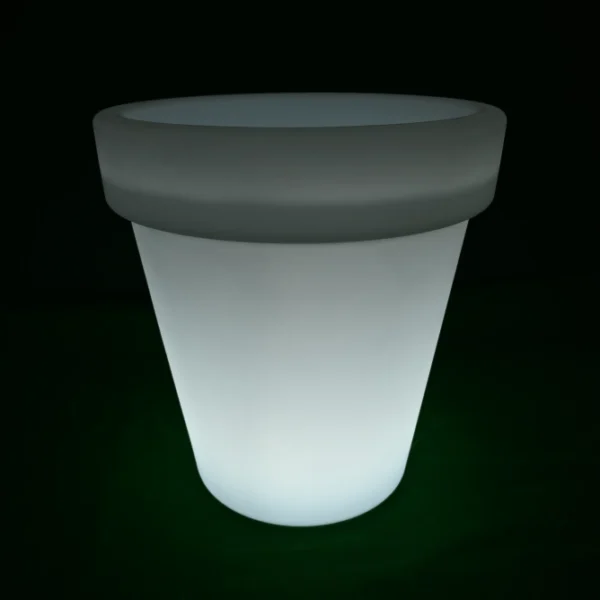 suur led lillepott ⌀75cmxh80cm päikesepatareiga