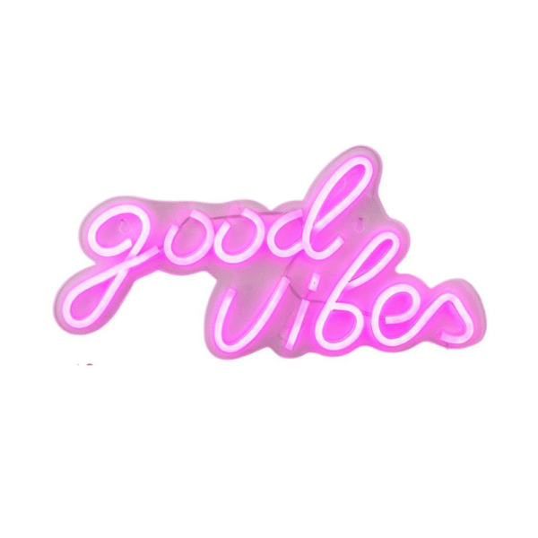 led silt “good vibes” h22x40cm