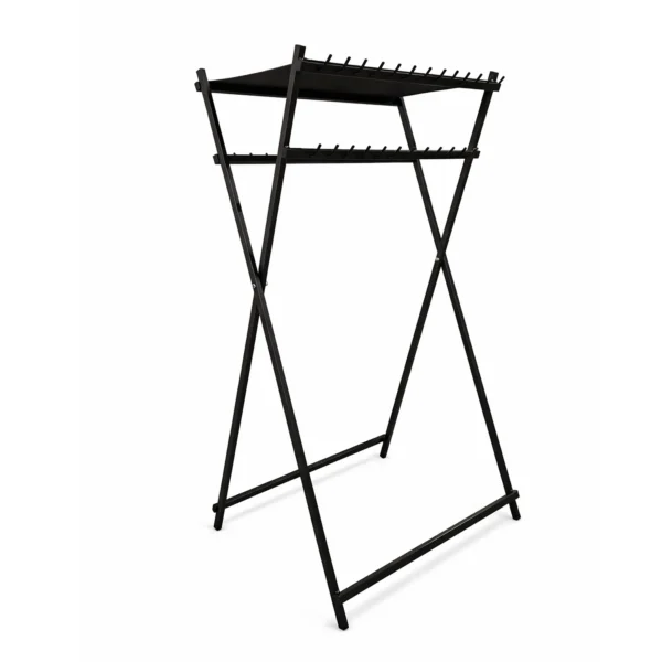 Must seisev riidenagi konksudega, lahtiselt, rentimine