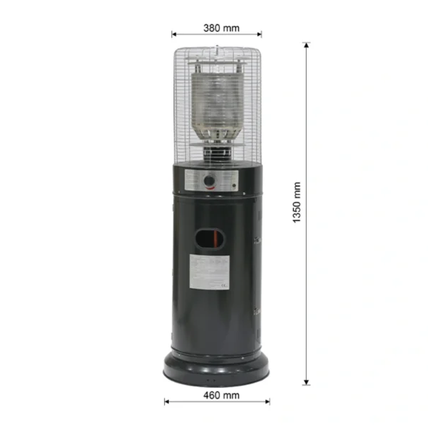 gaasisoojendi majakas must 11kw