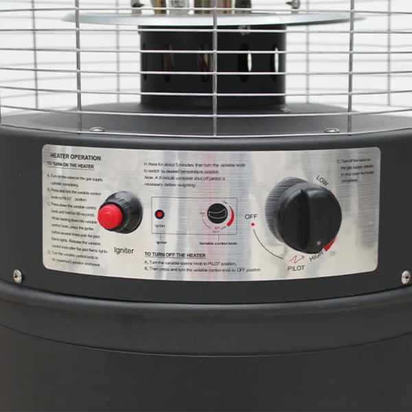 gaasisoojendi majakas must 11kw