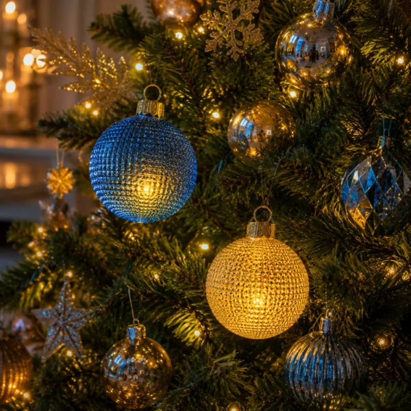 led jõulukuul hõbe