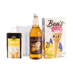 French Vanilla pehmejäätise komplekt