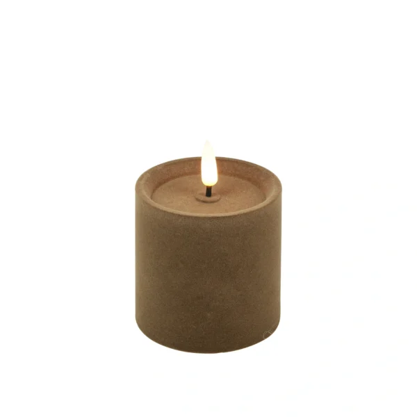 led küünal lyon taupe s, m, l 10cm