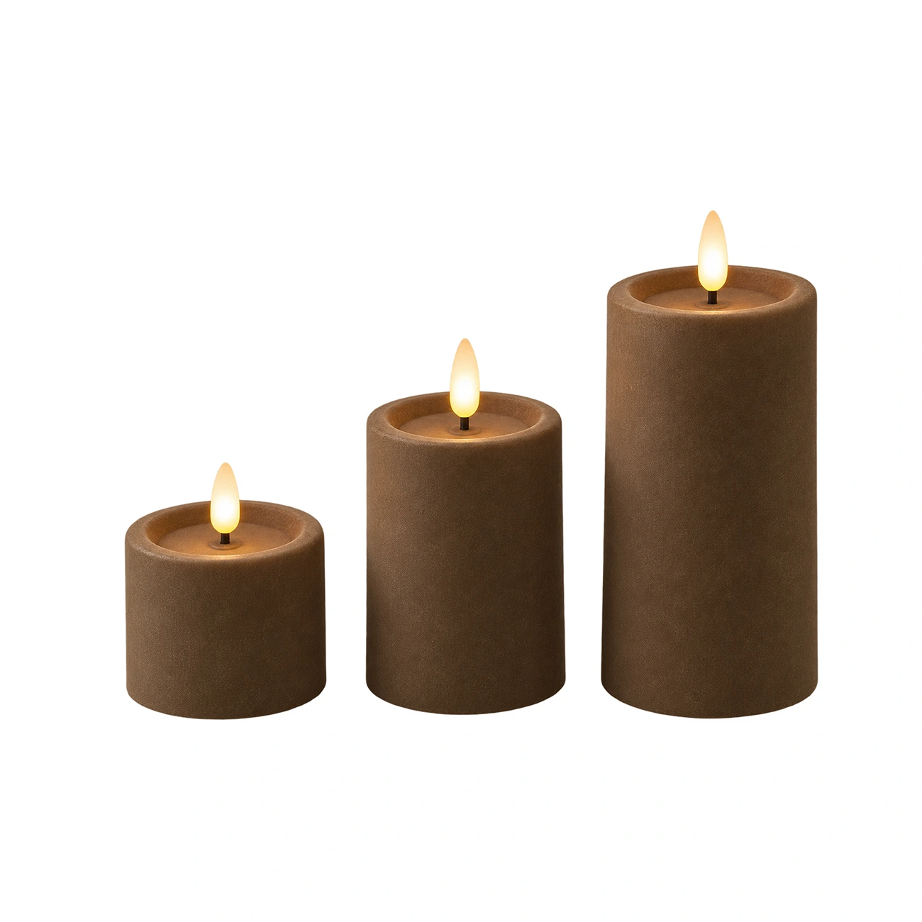 LED küünal Lyon taupe